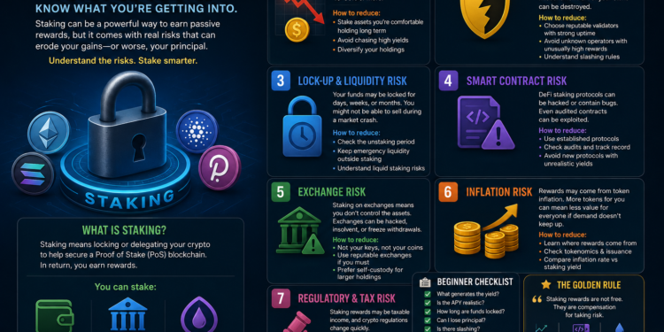 Crypto Staking Risks: What Beginners Usually Learn Too Late